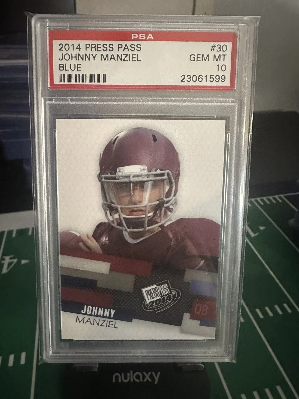 Johnny Manziel Press Pass #30 Blue