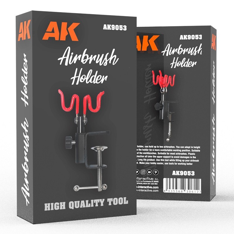 AK Airbrush Holder - Hobby Tools & Accessories - AK Interactive - Brand New