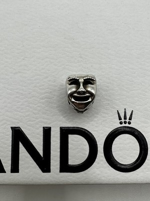 Original Pandora The World s Stage Mask Charm 791177 Sterling Silber Retired