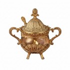 Sucrier avec Couvercle Somptueux Boîte en Verre avec Couvercle Vintage pour Vitrine,