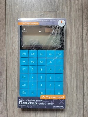 Kathedrale Tischrechner Solar Power Batteriestrom UVP 9,99£