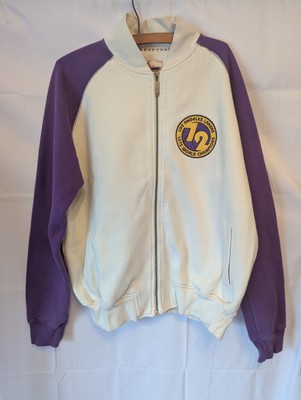 Vintage Throwback Body Tags Herren NBA 1972 La Lakers Stoffjacke Größe UK L 