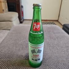 1978 7UP INDIANAPOLIS INDY 500 May 28 1978 OPENED BOTTLE-Excellent Condition