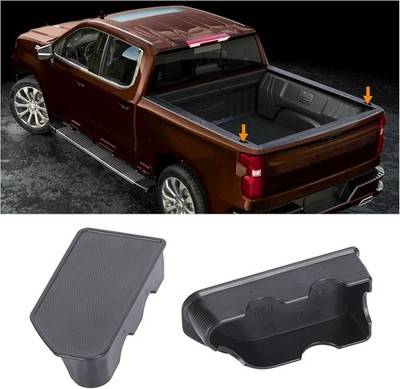 GMC Sierra 1500/Chevy Silverado 2019-2024 Stake Pocket Cover Caps (2 Pack)