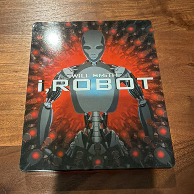 I, Robot Blu-ray Steelbook Edition Will Smith Movie Disc w/ Case 2018