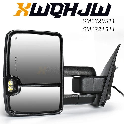 Towing Mirror Driver Left Side Heated for Chevy Hand GMC Sierra 1500 14-18