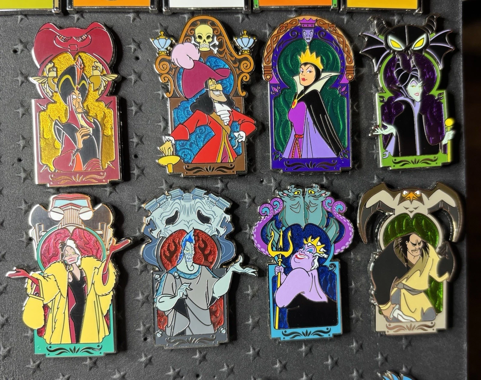 2024 Disney Parks Villains Mystery Box 8 Pin - COMPLETE SET