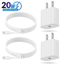 2 Pack 2025 Upgrade Super Fast Charger Type C For iPhone 14 13 12 11Pro Max Xs 8