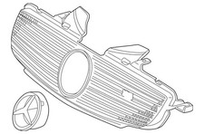 Genuine Mercedes-benz Grille Assembly 170-880-00-85