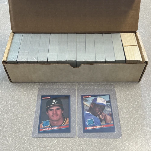 1986 DONRUSS Baseball Complete Card Set 1-660 Card Factory Canseco Mcgriff RC