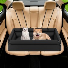 Portable Pet Carseat,Car Seat for Small Dog, Doggy Safety Protector, Dog Car Bed