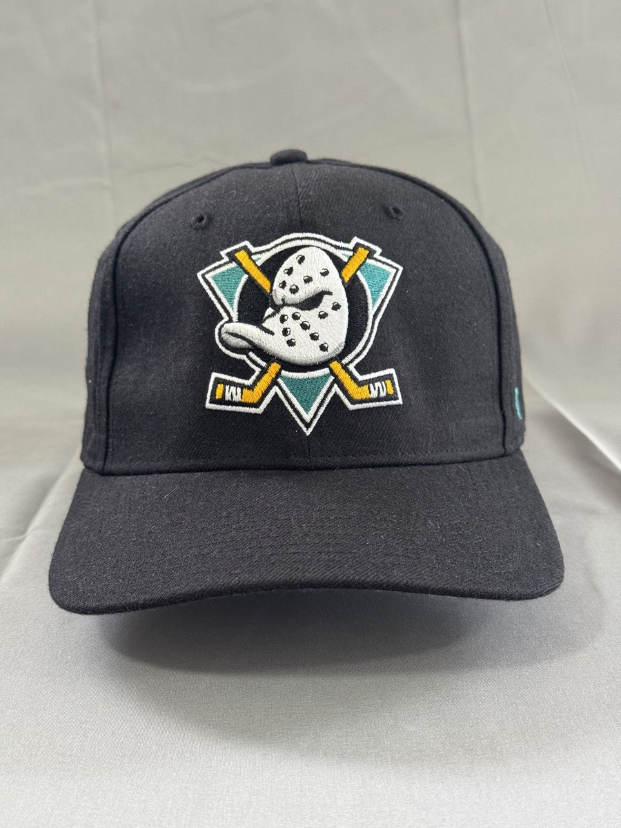 '47 Brand Anaheim Mighty Ducks NHL Old Logo Snapback Hat Black Cap