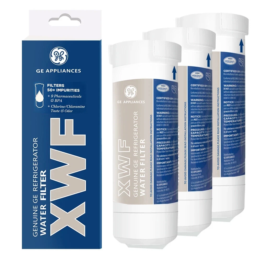 Brand New Sealed GE Refrigerator XWF Smart Water Filter Replacement 3 Pack White
Opens in a new wind