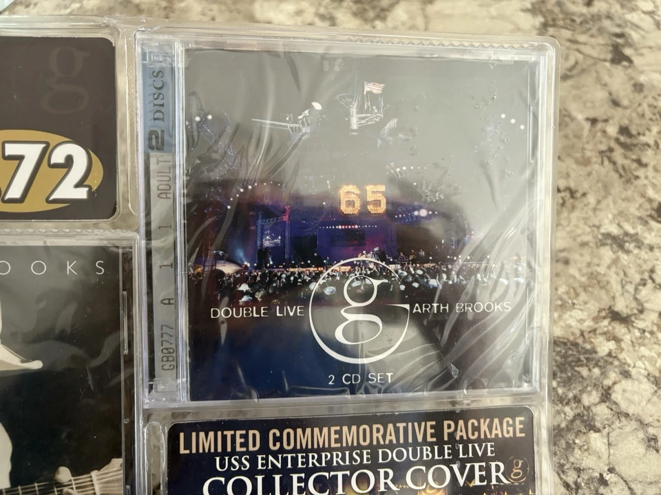 Garth Brooks USS Enterprise Double Live CD 2 Pack Walmart Rare - BRAND NEW - Image 3 of 4