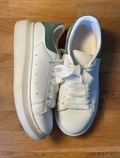 Sneakers Alexander McQueen blanche et verte Taille 36 basket Oversize