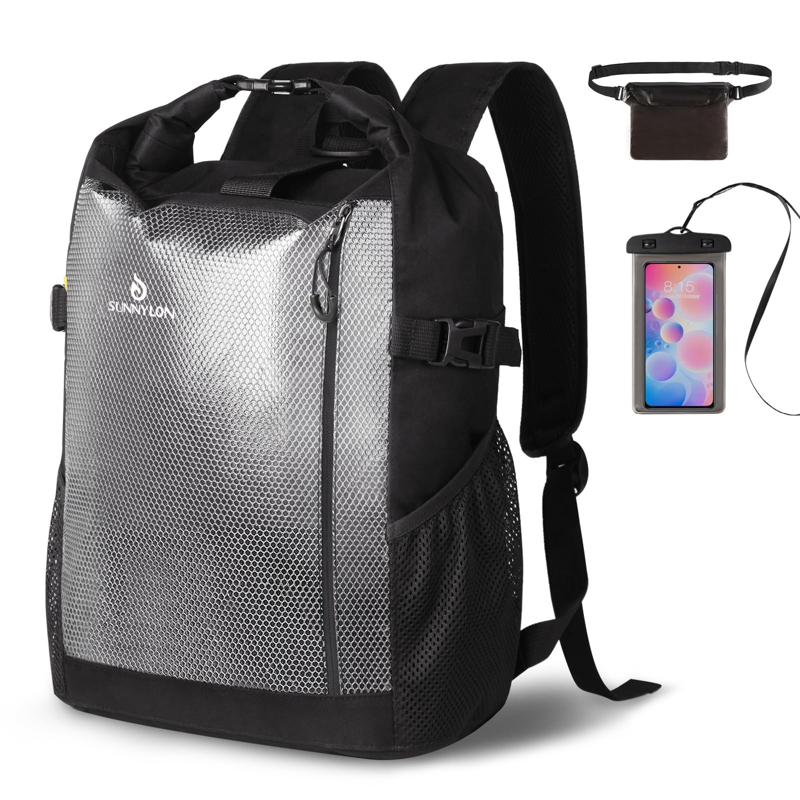 25L Waterproof Dry Bag Backpack for Outdoors