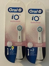 Oral-B iO Gentle Care Replacement Brush Heads White 4 Count Genuine Sealed