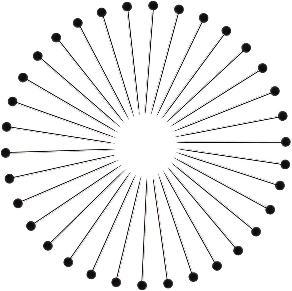 250 Pieces Sewing Pins Ball Glass Head Pins Straight Quilting Pins for