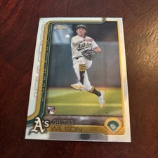 2025 Topps Chrome Jacob Wilson RC #96 Athletics