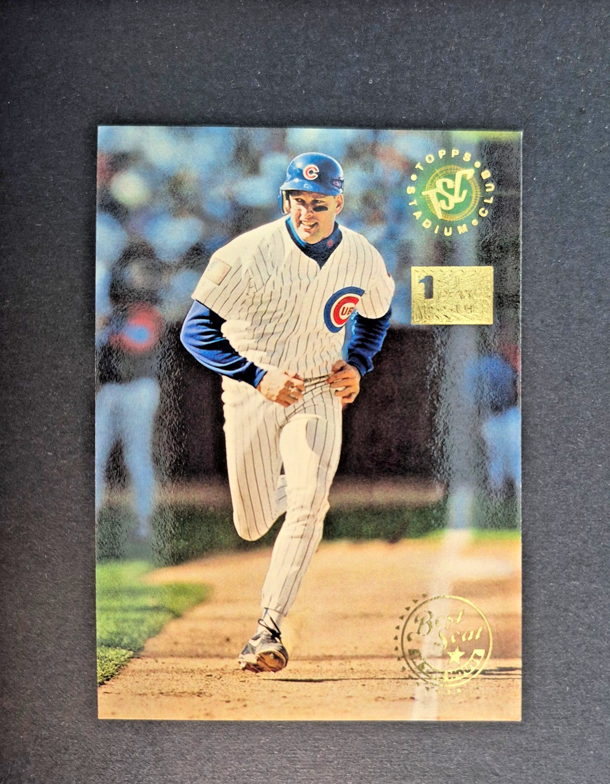 1995 Stadium Club 1st Day Issue MARK GRACE Parallel Card #213 Chicago CUBS
