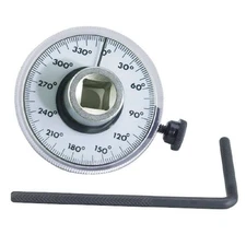 360 Degree Rotation Measure Tool Angle Gauge Meter Drive Torque Wrench 1/2" N +