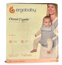 Ergobaby Omni Classic Baby Carrier Pearl Grey Ergonomic All in One Cotton