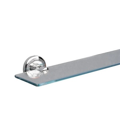Miller Oslo Chrom Klammern Klarglas Regal - 8002C