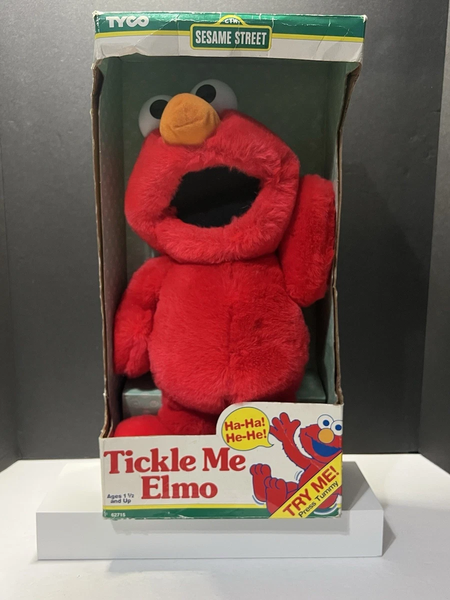 セサミストリート　ヴィンテージエルモTickle Me Elmo Preços baixos em Desenho Tickle Me Elmo Elmo e figuras de ação de