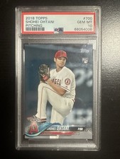 SHOHEI OHTANI 2018 TOPPS PITCHING #700 RC ROOKIE ANGELS PSA 10 GEM MINT
