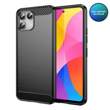 Ultra Slim Fit Case for T-Mobile Revvl 8 Pro 5G 6.8 inch, Carbon Fiber Design