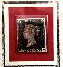 The Penny Black -The World’s First Stamp. 1840-1841.