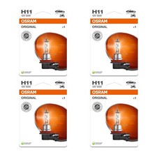 4 Glühlampen H11 12V 55W PGJ19-2 Licht-Expertise OSRAM ORIGINAL passend für PKW