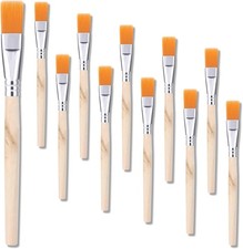 10 Pcs Small Paint Brushes Bulk for Acrylic Painting, Easy-Clean Artist Paint