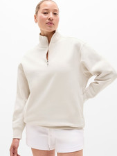  Best Price athleta Forever Fleece 1/4 Zip Sweatshirt