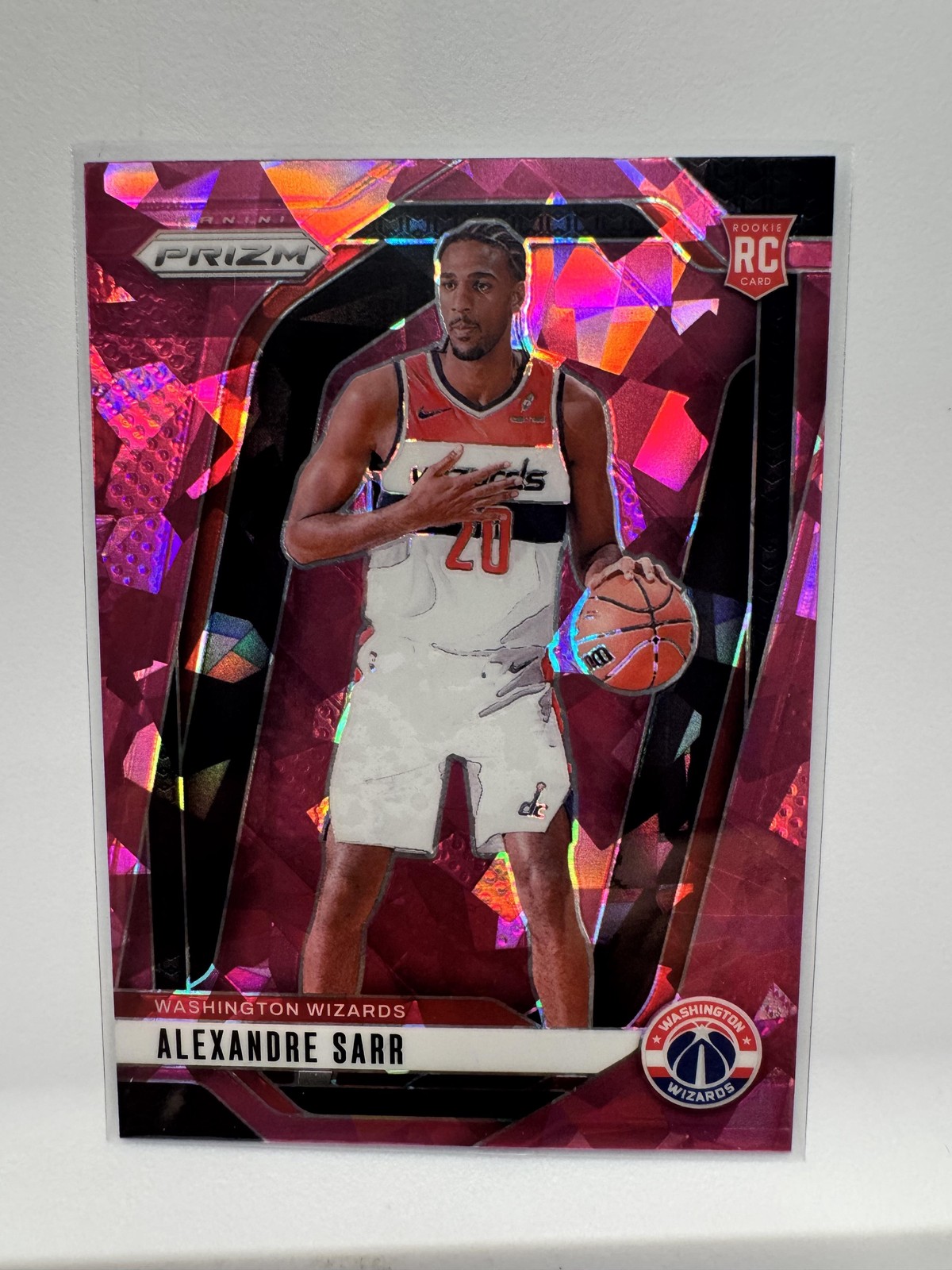 2024-25 Panini Prizm #264 Alexandre Sarr Prizms Pink Ice