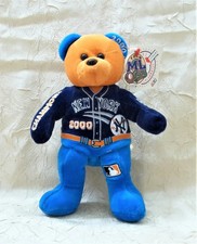 New York Yankees 2000 World Series Champions 8" Plush Bear Team ML Brand New