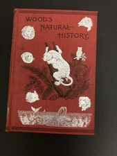 1890’s Wood's Natural History Book Mammalia Illustrated  800 Pages