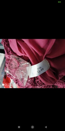 Bnwt Evans Pink Crochet Beaded Evening Occasion Top Size 22/24 - Imagen 7 de 8