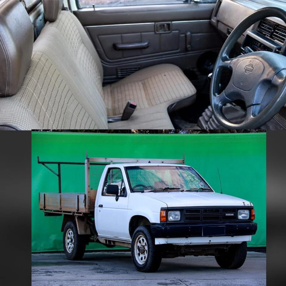 SET DOOR PANEL SIDE HANDLE LOCK INTERIOR LR FOR NISSAN D21 TD BDI PICKUP 87-90 - Image 2 of 4