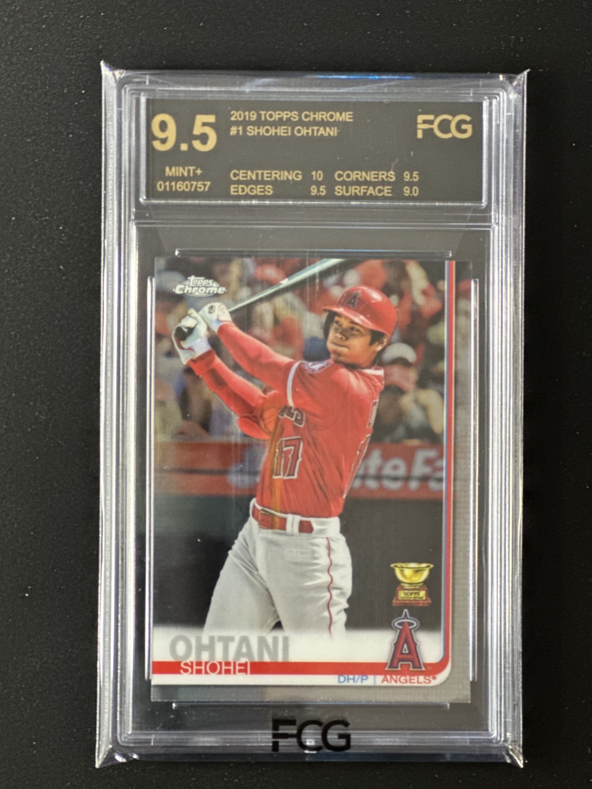 2019 Topps Chrome - Shohei Ohtani #1 Rookie Cup FCG 9.5 MINT+