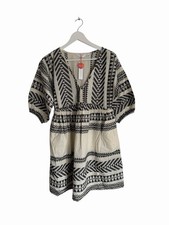 Accessorize Boho Dress Patterned Jacquard Smock Mini Beach RRP £40 Size XS 6 8