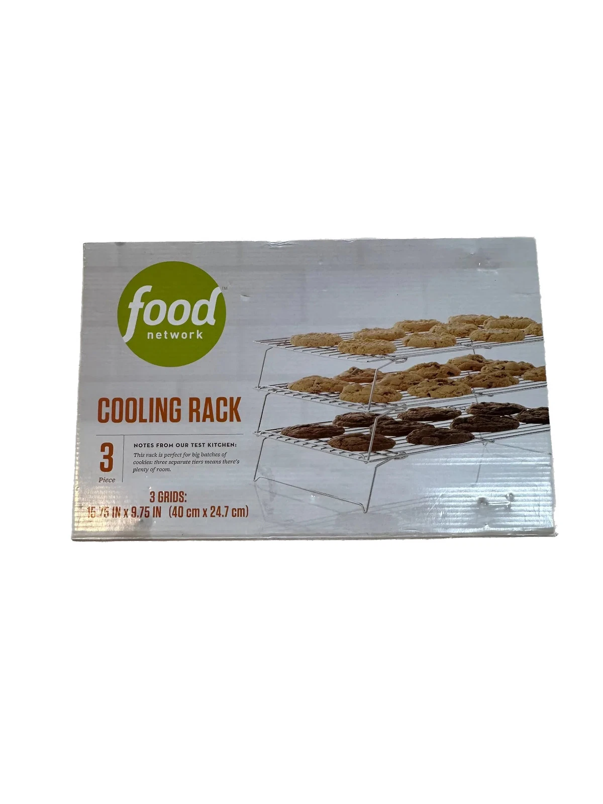Food Network Cooling Rack Tiered 3 Piece Chrome Folding 15.75x9.75 Inch Baking
Opens in a new window
