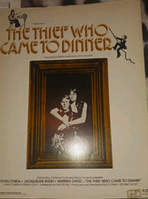VTG WB Music Corp Theme from The Thief Who Came to Dinner Sheet MusicMovie Sheet