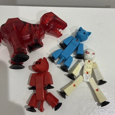 StikBot Dino Trex, Cat, Dog, Skelton Stik Bot