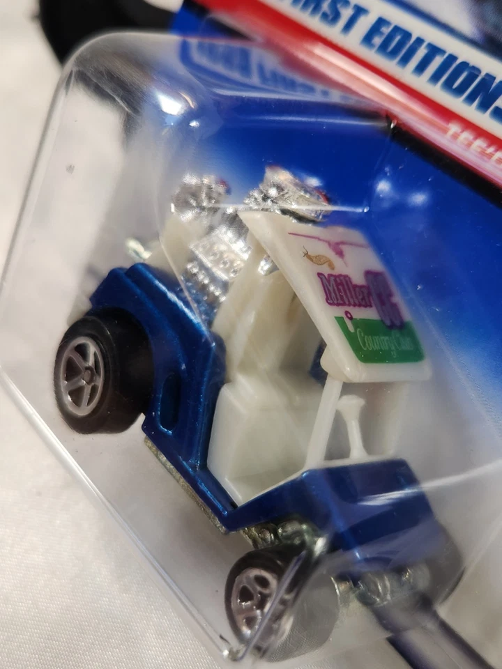 Hot Wheels First Editions 1999 Tee'd Off White AZUL #683 5 velocidades ¡¡Nuevo sin abrir!!! Foto 2 de 4
