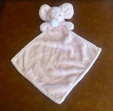 Oeko-Tex Pink Elephant Lovey Baby Security Blanket Soft 22"
