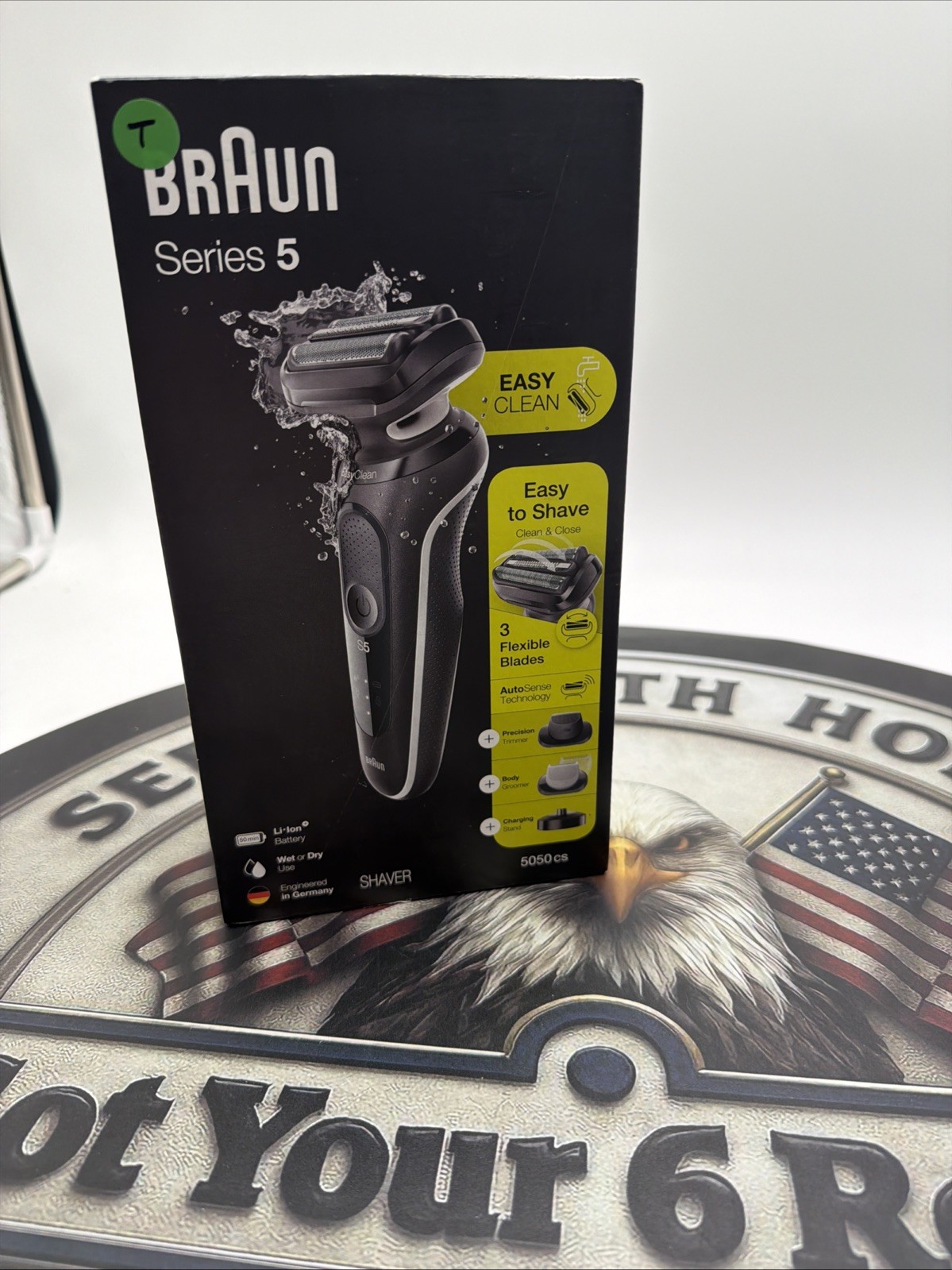 Braun 5050CS Rechargeable Men Body Shaver - Black