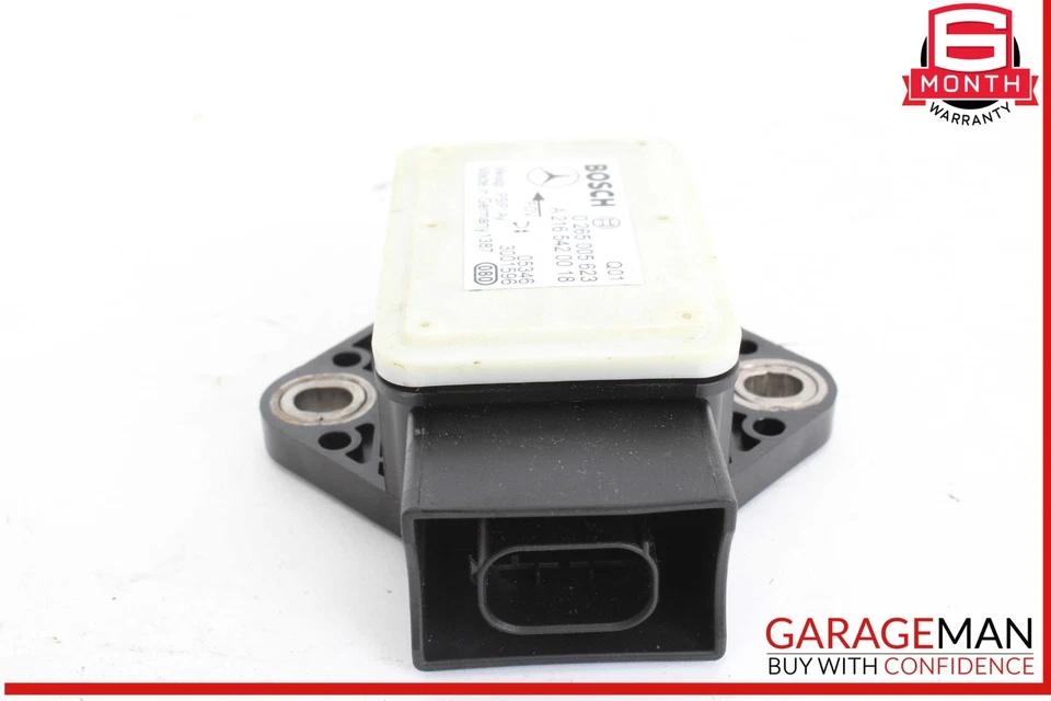 03-12 Sensor de aceleración de velocidad de giro de guiñada Mercedes R230 SL500 SL55 AMG CLS500 FABRICANTE DE EQUIPOS ORIGINALES Foto 2 de 4