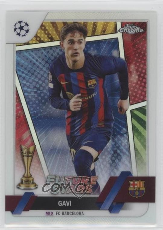 2022-23 Topps Chrome UEFA Club Competitions Hero Variation Gavi #178 15qg