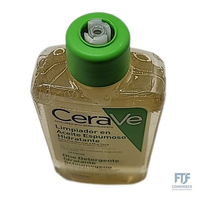 CeraVe Reinigungsöl, Sanft reinigendes Öl mit Squalan, Pumpaufsatz fehlt/defekt.